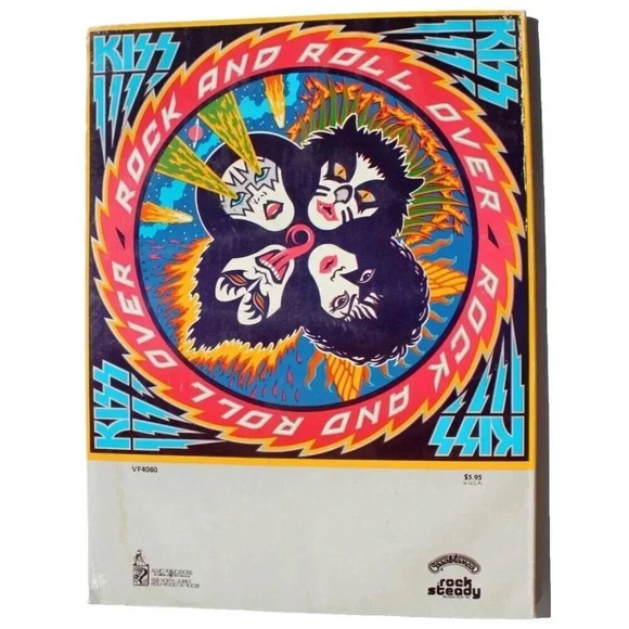 KISS Rock and Roll Over 1977 Guitar Tablature Songbook Lyrics Sheet Music - Picture 4 of 4